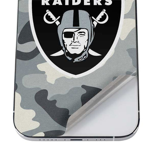NFL Las Vegas Raiders Camo iPhone 12 Pro Max Skin